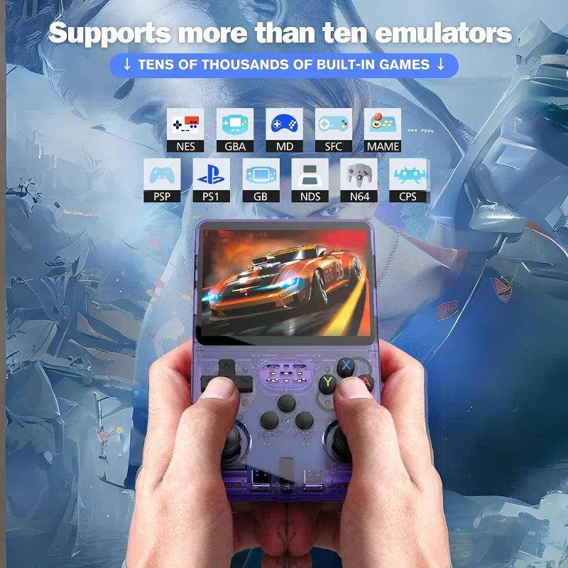 Classic Retro Game Console with ARKOS System